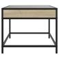 Preview: Couchtisch mit Infinity-LED Sonoma-Eiche 70x50x41 cm