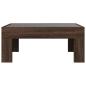 Preview: Couchtisch mit Infinity-LED Braun Eichen-Optik 70x50x30 cm