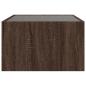 Preview: Couchtisch mit Infinity-LED Braun Eichen-Optik 70x50x30 cm