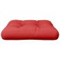 Preview: Palettenkissen Rot 58x58x10 cm Stoff