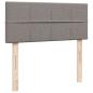 Preview: Boxspringbett mit Matratze Taupe 120x190 cm Stoff