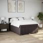 Preview: Boxspringbett mit Matratze Dunkelbraun 140x200 cm Stoff