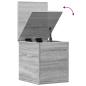 Preview: Truhe Grau Sonoma 30x35x35 cm Holzwerkstoff