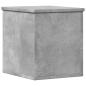 Preview: Truhe Betongrau 30x35x35 cm Holzwerkstoff