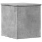 Preview: Truhe Betongrau 30x35x35 cm Holzwerkstoff