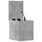 Preview: Truhe Betongrau 30x35x35 cm Holzwerkstoff