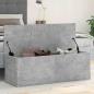 Preview: ARDEBO.de - Truhe Betongrau 102x35x35 cm Holzwerkstoff