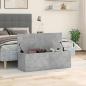 Preview: Truhe Betongrau 102x35x35 cm Holzwerkstoff
