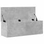 Preview: Truhe Betongrau 102x35x35 cm Holzwerkstoff
