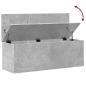 Preview: Truhe Betongrau 102x35x35 cm Holzwerkstoff