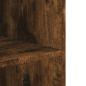 Preview: Wandregal Räuchereiche 75x35x60 cm Holzwerkstoff