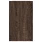 Preview: Wandregal Braun Eichen-Optik 75x35x60 cm Holzwerkstoff