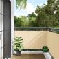 Preview: ARDEBO.de - Balkon-Sichtschutz Creme 800x75 cm PVC