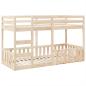 Preview: Etagenbett 90x200 cm Massivholz Kiefer
