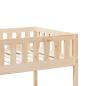 Preview: Etagenbett 90x190 cm Massivholz Kiefer