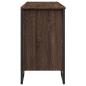 Preview: Waschbeckenunterschrank Braun Eichen-Optik 91x35x60 cm