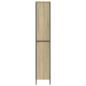 Preview: Bücherregal Sonoma-Eiche 80x31x169 cm Holzwerkstoff