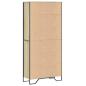 Preview: Bücherregal Sonoma-Eiche 80x31x169 cm Holzwerkstoff