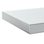 Preview: Wandregale 2 Stk. 50x23,5x3 cm Silbern Edelstahl
