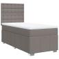 Preview: Boxspringbett mit Matratze Taupe 90x190 cm Stoff