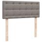 Preview: Boxspringbett mit Matratze Taupe 120x190 cm Stoff