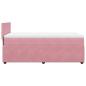 Preview: Boxspringbett mit Matratze Rosa 90x190 cm Samt