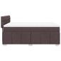 Preview: Boxspringbett mit Matratze Dunkelbraun 140x200 cm Stoff