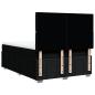 Preview: Boxspringbett mit Matratze Schwarz 140x190 cm Stoff