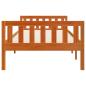 Preview: Kinderbett ohne Matratze Wachsbraun 90x190 cm Massivholz Kiefer