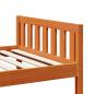 Preview: Kinderbett ohne Matratze Wachsbraun 90x190 cm Massivholz Kiefer