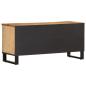 Preview: TV-Schrank 100x34x46 cm Raues Massives Mangoholz