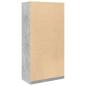 Preview: Kleiderschrank Betongrau 100x50x200 cm Holzwerkstoff