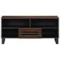 Preview: TV-Schrank Braun 100x34x46 cm Massivholz Mango