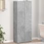 Preview: ARDEBO.de - Aktenschrank Betongrau 60x32x153 cm Holzwerkstoff