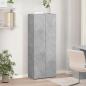 Preview: Aktenschrank Betongrau 60x32x153 cm Holzwerkstoff