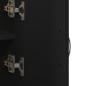 Preview: Aktenschrank Schwarz 60x32x153 cm Holzwerkstoff