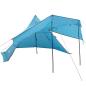 Preview: ARDEBO.de - Tipi-Campingzelt 5 Person Blau Wasserdicht