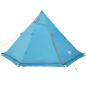 Preview: Tipi-Campingzelt 5 Person Blau Wasserdicht