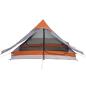 Preview: Campingzelt 2 Personen Grau Wasserdicht