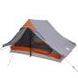 Preview: Campingzelt 2 Personen Grau Wasserdicht