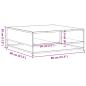 Preview: Couchtisch Sonoma-Eiche 80x80x30 cm Holzwerkstoff und Metall