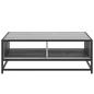 Preview: Couchtisch Grau Sonoma 80x80x30 cm Holzwerkstoff und Metall