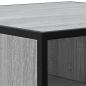 Preview: Couchtisch Grau Sonoma 80x80x30 cm Holzwerkstoff und Metall