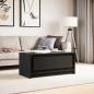 Preview: LED-Couchtisch Schwarz Holzwerkstoff