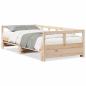 Preview: Tagesbett ohne Matratze 90x200 cm Massivholz Kiefer