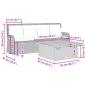 Preview: 3-tlg. Garten-Sofagarnitur mit Kissen Beige Poly Rattan