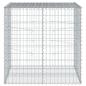 Preview: Gabione mit Deckel 100x100x100 cm Verzinktes Eisen