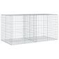 Preview: Gabione mit Deckel 200x100x100 cm Verzinktes Eisen