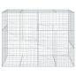 Preview: Gabione mit Deckel 200x100x150 cm Verzinktes Eisen