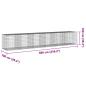 Preview: Gabione mit Deckel 600x100x100 cm Verzinktes Eisen